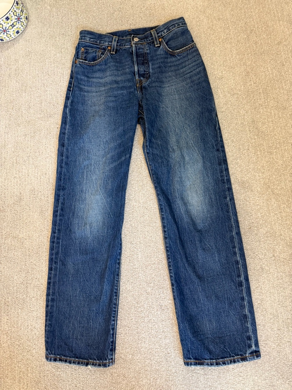 Levi's 90s Straight Jeans Dark Blue Wash